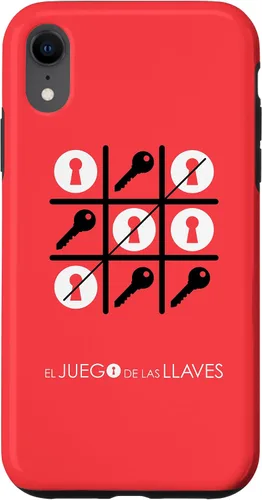 Vista 8 de Funda para iPhone 14 El Juego de las Llaves - Rojo