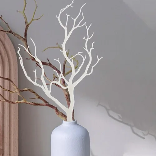 Vista 8 de LIFKOME Ramas de árbol secas de asta artificial, ramas decorativas de 13.76 pulgadas, ramas decorativas de plástico, ramas secas, decoración