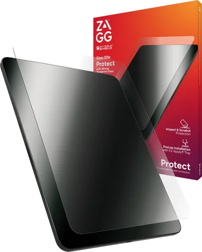 Vista 14 de ZAGG Glass Elite VisionGuard+ para iPad Mini 6ª generación - Protector de pantalla ultra resistente con capa Eyesafe® y preservación superior