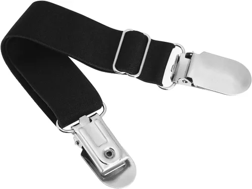 Vista 2 de iEFiEL Ligas unisex rectasYestribo para camisas, sujetadores, abrazaderas antideslizantes