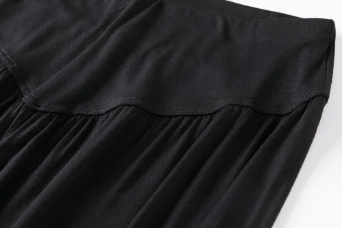 Vista 100 de Pantalones de algodón modal para mujer de AvaCostume, pantalones suaves para practicar yoga o deportes.