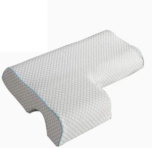 Vista 9 de Trendy Moon - Almohada arqueada de espuma viscoelástica para parejas, almohada arqueada con espuma viscoelástica de rebote lento para descansar