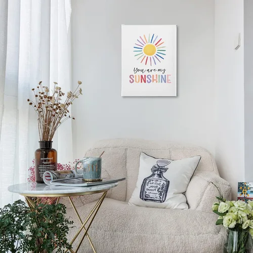 Vista 2 de PHAMTE Arte de pared con texto en inglés «You Are My Sunshine» con texto en inglés «You Are My Sunshine» («You Are My Sunshine»)