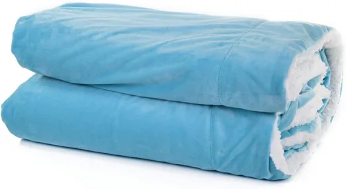 Vista 11 de Mintra Home Sherpa - Manta de franela súper suave (gris oscuro, 70 x 86 pulgadas grande))