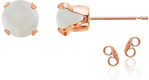 Vista 84 de Aretes de tuerca de plata de ley 925 chapados en oro de 14 quilates macizo, oro amarillo, blanco o rosa de 0.236 in Amatista
