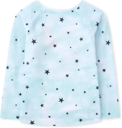 Vista 3 de The Children's Place Girls' Long Sleeve Top and Pants Pajama Set 2-Pack