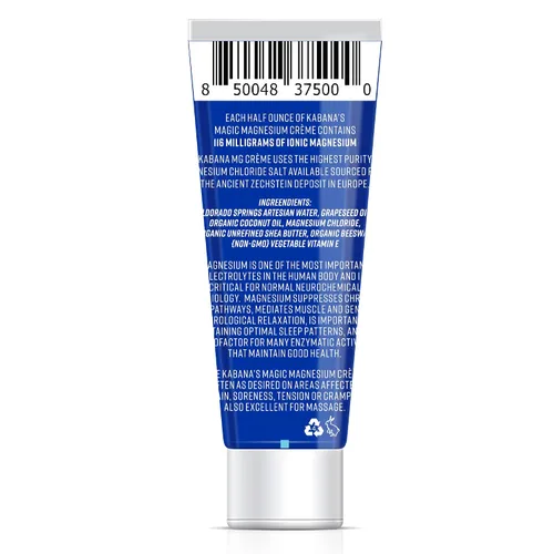 Vista 2 de Magic Magnesium Cream Soja & Maíz & Gluten & Fragancia Ingredientes orgánicos Mg Tubo de 3 onzas