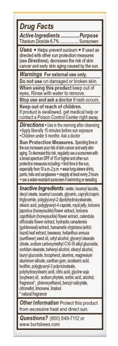Vista 9 de Loción nutritiva Burt's Bees, crema de noche, 1.8 onzas, crema para el día, 2 onza