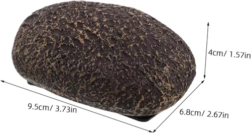 Vista 2 de Ocultador de llaves de roca falsa para exteriores, caja de almacenamiento de llaves de piedra decorativa para jardín, porche, patio, doble propósito