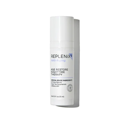 Vista 9 de Replenix Age Restore - Crema facial de terapia nocturna, antienvejecimiento hidratante facial de grado médico para piel madura y seca