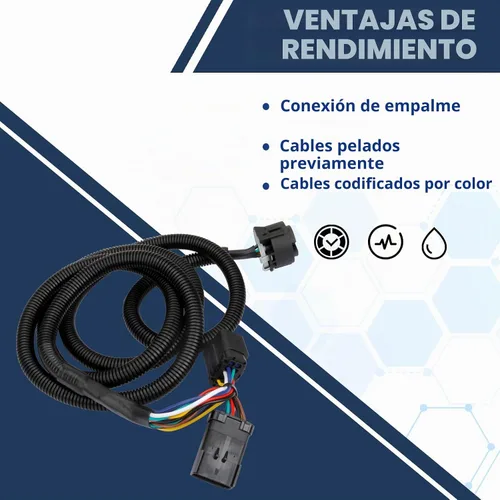 Vista 5 de MITZONE Extensión de arnés de cableado de remolque de caja de camión de 7 pies y 7 pines compatible con Dodge Ram 1995-2009 1500 2500 3500 1995-2010