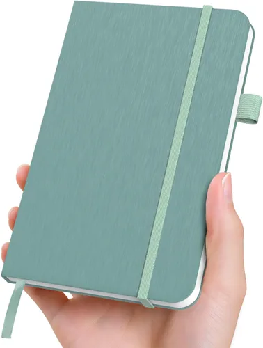 Vista 17 de ONAVIA Paquete de 6 cuadernos de bolsillo A6 a granel, mini cuaderno de rayas universitarias para oficina, reuniones de negocios, notas de aula