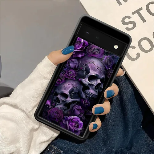 Vista 754 de Compatible con Google Pixel 4A 5G Mobile Case Creative Acrylic Panel trasero Silicona Protección Grip especialmente diseñado para Google Pixel 4A 5G