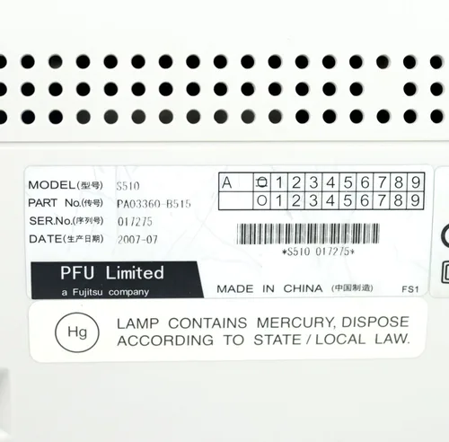 Vista 8 de Fujitsu ScanSnap S510 Escáner alimentado con hojas (renovado)