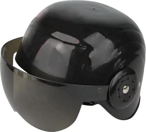 Vista 2 de Accesorio básico para disfraz de casco de piloto de caza negro para niños, Negro