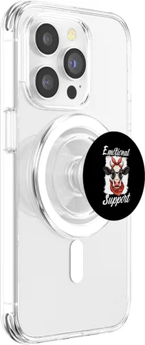 Vista 3 de emotional support cow zootherapy and farmer's wife PopSockets MagSafe PopGrip para iPhone