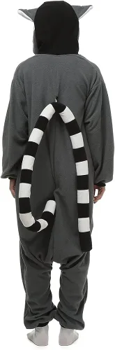 Vista 2 de Unisex Adult Onesie Animal Pajamas One-Piece Cosplay Costume Women Man Halloween Christmas