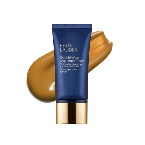Vista 6 de Estée Lauder Double Wear 24-Hour Maximum Cover Camouflage Foundation Makeup for Face and Body SPF 15 Full Coverage Tattoo Cover Up Makeup