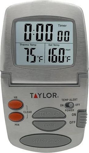 Vista 6 de Termómetro digital de cocina Taylor Precision Products, con sonda y temporizador