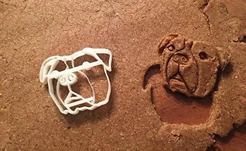 Vista 4 de Pitbull - Cortador de galletas y cortador de golosinas para perros, cara de perro