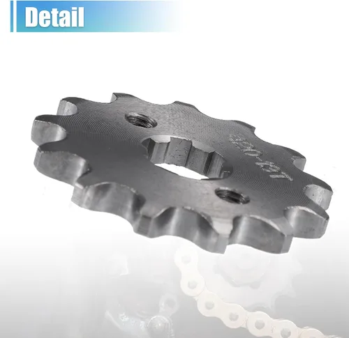 Vista 5 de X AUTOHAUX 1 juego de 420 estilos 13 dientes 0.669 in ID motocicleta piñón delantero motor apto para motocicleta 50cc 70cc 110cc 125cc motocicleta