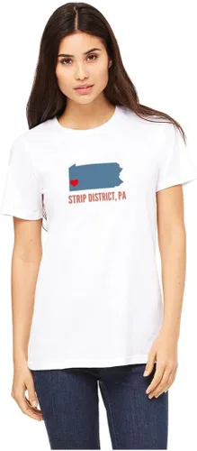 Vista 3 de GreatCitees Strip District Pennsylvania Camiseta Pittsburgh Heart