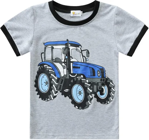 Vista 6 de Little Boys Pajamas 100% Cotton Fire Truck Sleepwear Baby Boy 4 Pcs Summer Pjs Kids Short Sets Toddler Jammies Clothes