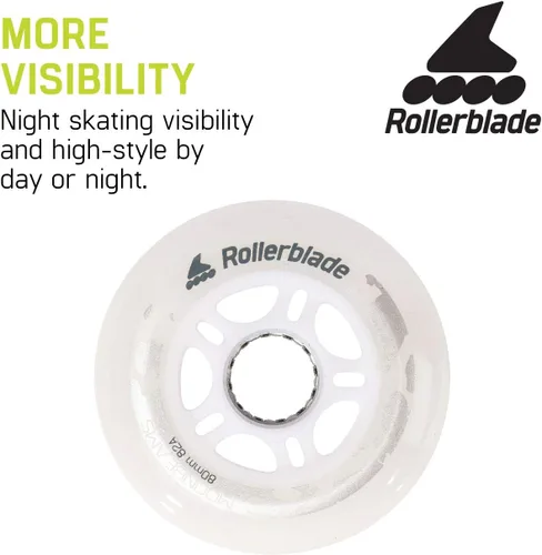 Vista 3 de Rollerblade Ruedas Moonbeam de 2.835 in, paquete de 4