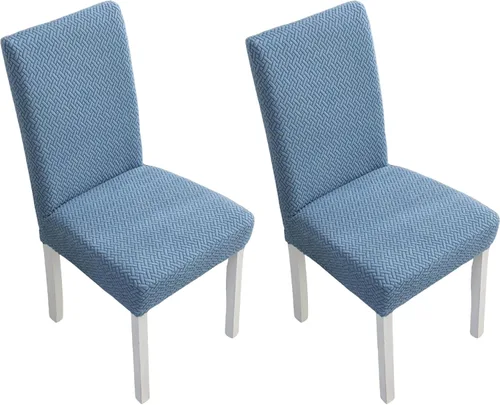 Vista 17 de Fundas elásticas para sillas de comedor, fundas de asiento para sillas de comedor, juego de 4/6 fundas para sillas de cocina para el hogar, hotel