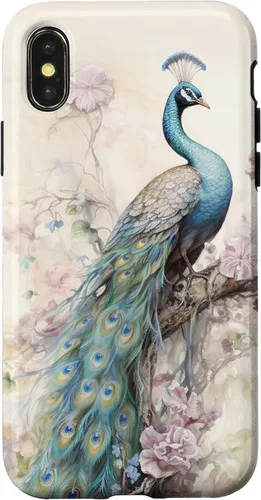 Vista 5 de Peacock Cute Bird Nature Garden Case for iPhone 17