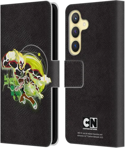 Vista 8 de Head Case Designs Officially Licensed Ben 10: Omniverse Character Art Graphics Leather Wallet Case Compatible with Samsung Galaxy S24 5G