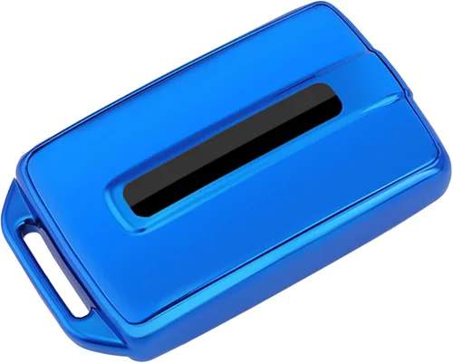 Vista 6 de Funda para llavero para Jeep Grand Cherokee L Proximity Grand Wagoneer 2021 2022 (azul)