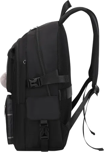 Vista 2 de Linda mochila para niña, adolescente, mochila diaria para mujer, Negro -, Classic