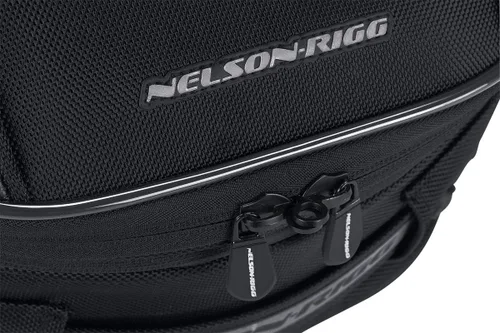 Vista 8 de Bolsa Nelson Rigg CL-1060-S2 negra deportiva para asiento trasero de motocicleta