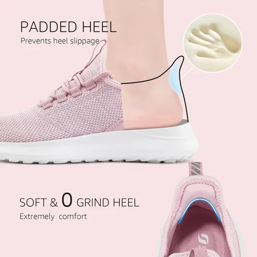Vista 4 de STQ Slip Ins - Zapatos sin cordones para mujer, para caminar, manos libres