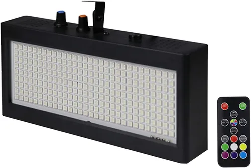 Vista 7 de Luz estroboscópica de escenario, iluminación de escenario con flash súper brillante, activada por sonido y control de velocidad, luz estroboscópica