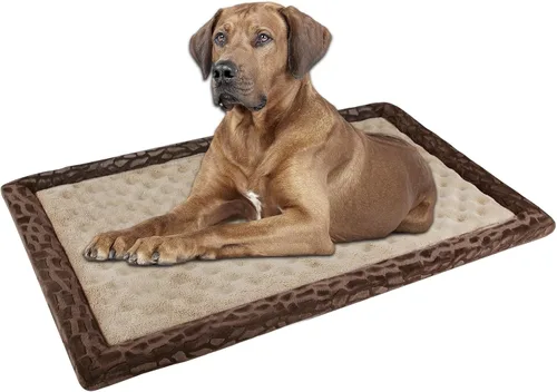 Vista 16 de Almohadilla para jaula de perro 24x17 pulgadas gris, colchoneta de cama de espuma viscoelástica para perro pequeño y gato, lavable, cama para dormir