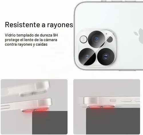 Vista 7 de JETech Protector de lente de cámara para iPhone 14 Pro/14 Pro Max, paquete