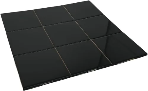 Vista 6 de Tenedos - Caja de 10 piezas para azulejos de cerámica brillantes de 4 1/4 pulgadas, para pared de baño y cocina, acabado brillante, aspecto clásico