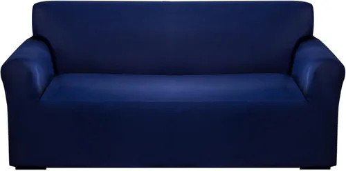 Vista 12 de Qubjus Funda de sofá moderna de alta elasticidad para sofá cama de dos cojines, funda de sofá sólida antideslizante, lavable, protector de muebles