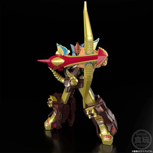 Vista 6 de Bandai Shokugan Modelado Proyecto Hyakuju Sentai Gaoranger SMP GaoGod Kit Kit Set