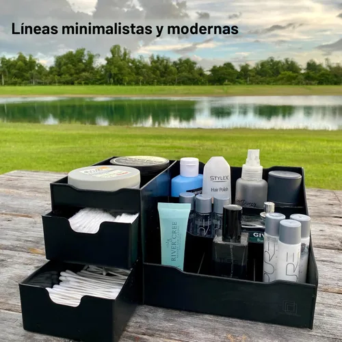 Vista 4 de Despejado diseños Maquillaje Organizador con cajones