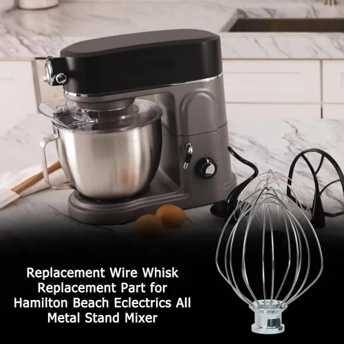 Vista 7 de 63227 Para Hamilton Beach Wire Whisk Eclectrics para pieza de repuesto de mezclador de soporte totalmente metálico
