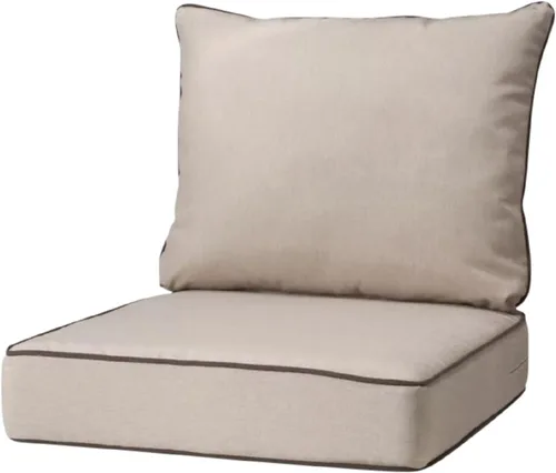 Vista 32 de Quality Outdoor Living - Cojín profundo para asiento y respaldo, 23 x 26 pulgadas, menta