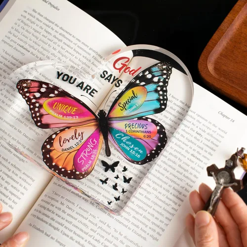 Vista 5 de Regalos cristianos para mujeres de cumpleaños, regalos inspiracionales de mariposa para mujeres amigas, mamá, hermana, niña, mujer católica, regalo