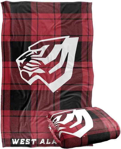 Vista 64 de LOGOVISION St John's University Campus Plaid Spirit Silky Touch Manta súper suave 36 x 58 pulgadas