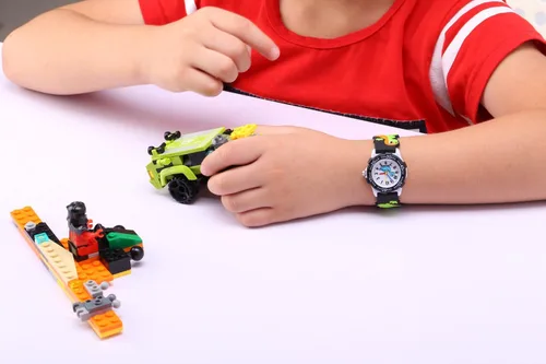 Vista 6 de Jewtme Lindos relojes para niños pequeños de 3 a 8 años analógicos para profesores de tiempo 3D, correa de silicona de dibujos animados para niñas