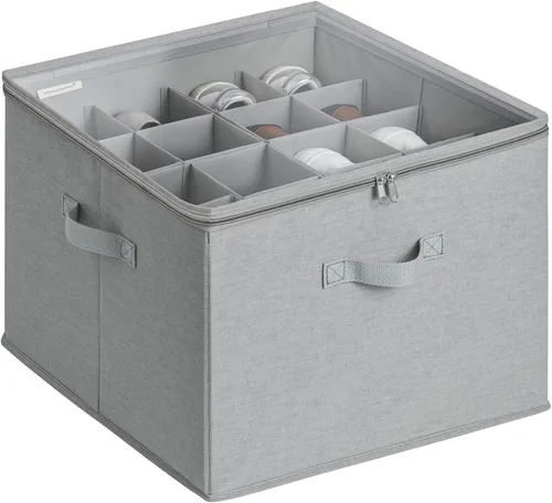 Vista 19 de Organizador de zapatos StorageWorks para clóset, cabe hasta 16 pares, contenedores de almacenamiento para zapatos con divisores ajustables y Beige