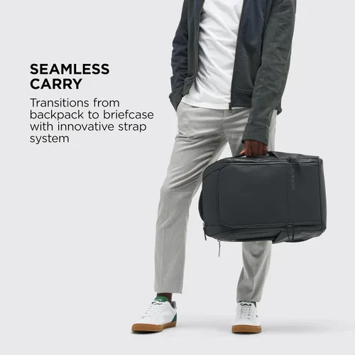 Vista 6 de NOMATIC Mochila - Mochila de mano y bolsa para portátil resistente al agua - Mochila de mano o de negocios para hombres y mujeres, Negro, Classic