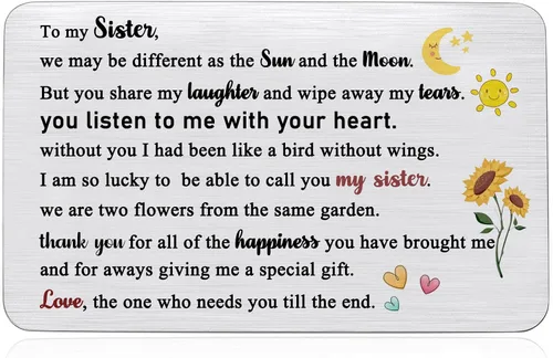Vista 11 de Tarjeta de felicitación de cumpleaños con texto en inglés "True Friendship appreciate", regalos de despedida de graduación, regalo personalizado